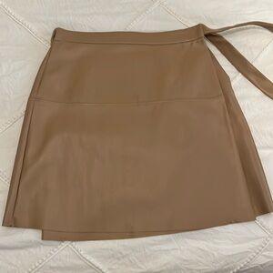 tan Wilfred Free mini skirt